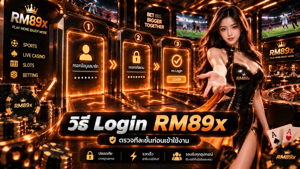 วิธี Login RM89x