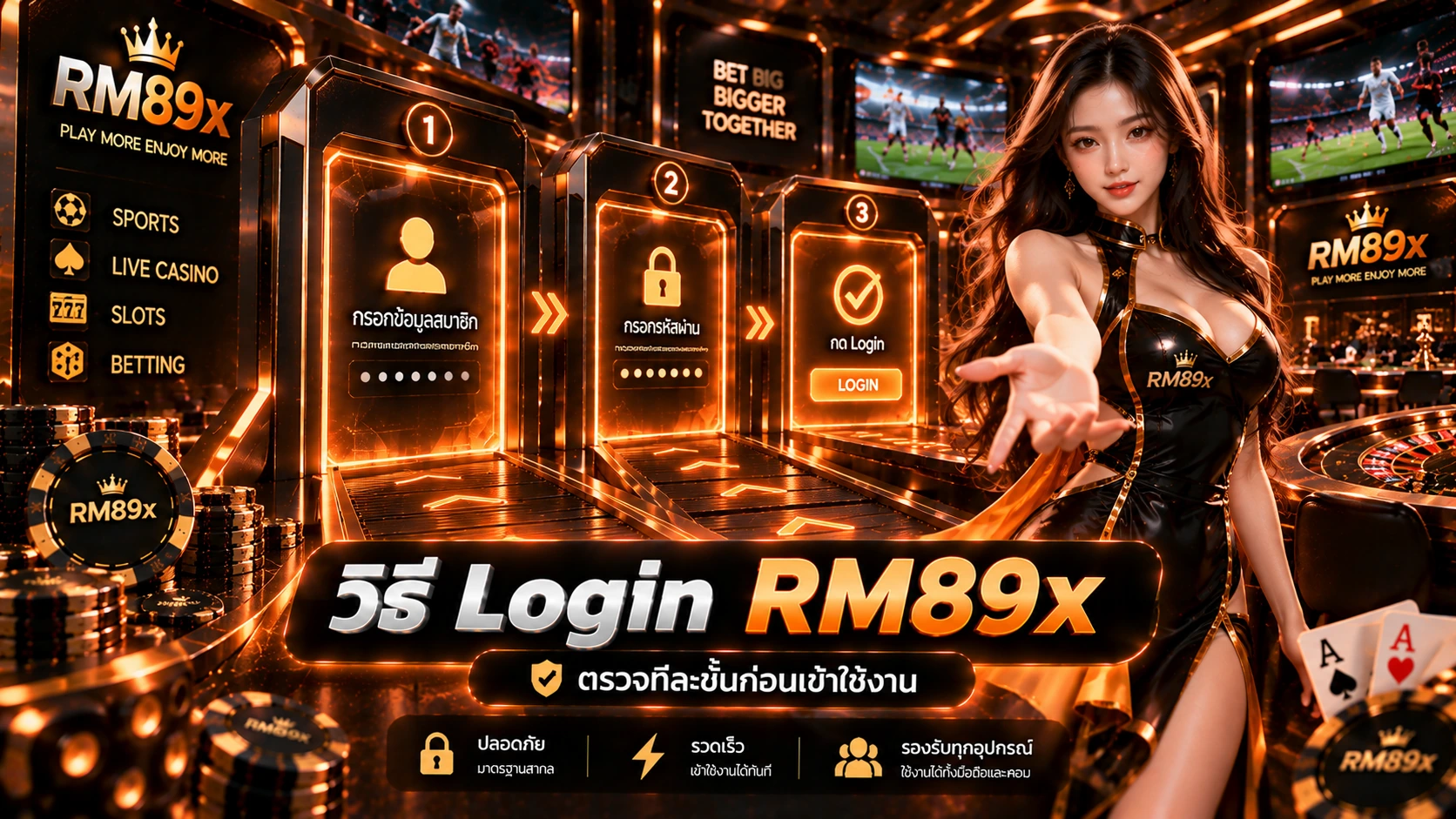 วิธี Login RM89x
