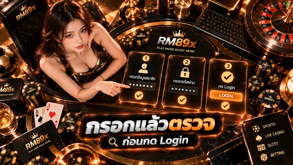 วิธี Login RM89x
