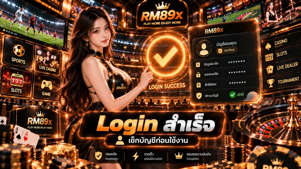 วิธี Login RM89x