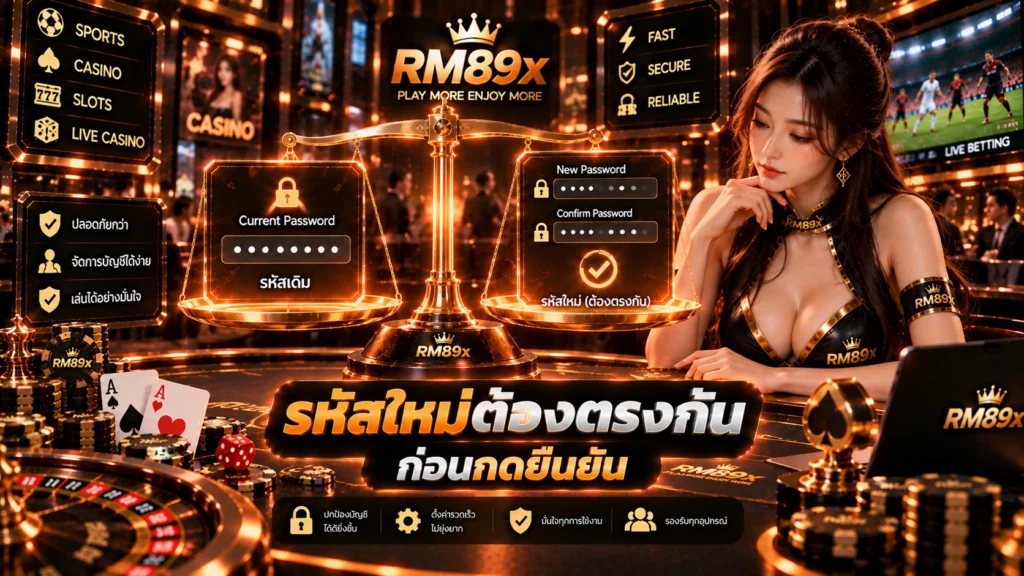 เปลี่ยนรหัสผ่าน RM89x