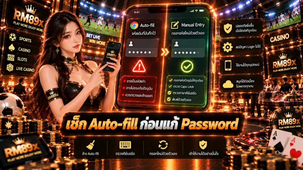 RM89x ล็อกอินไม่ได้