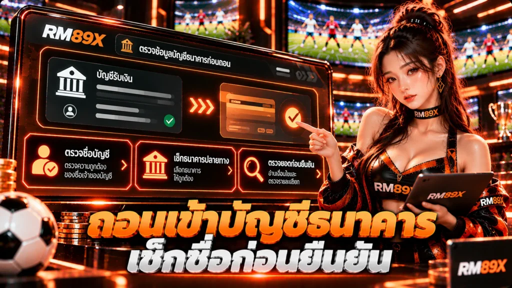ถอน RM89x เข้าบัญชีธนาคาร
