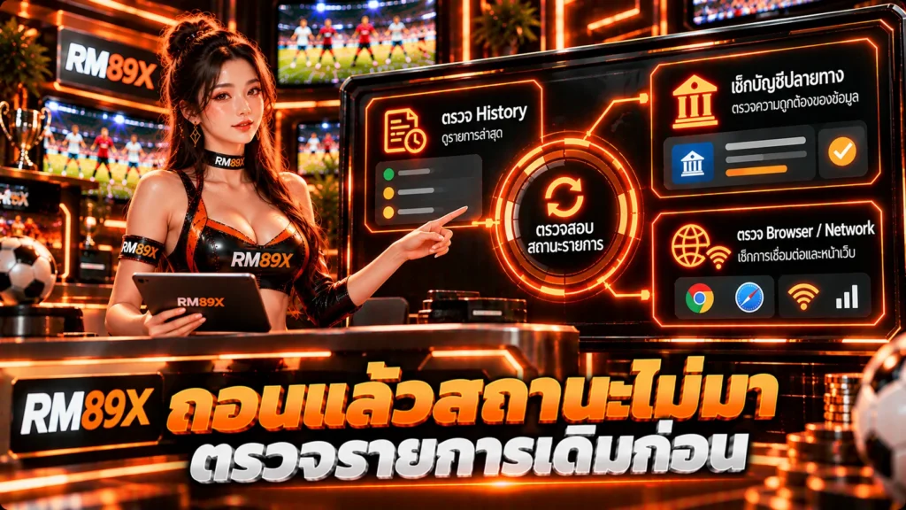 ถอน RM89x เข้าบัญชีธนาคาร
