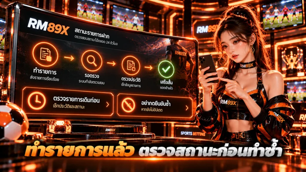 วิธีฝากเงิน RM89x